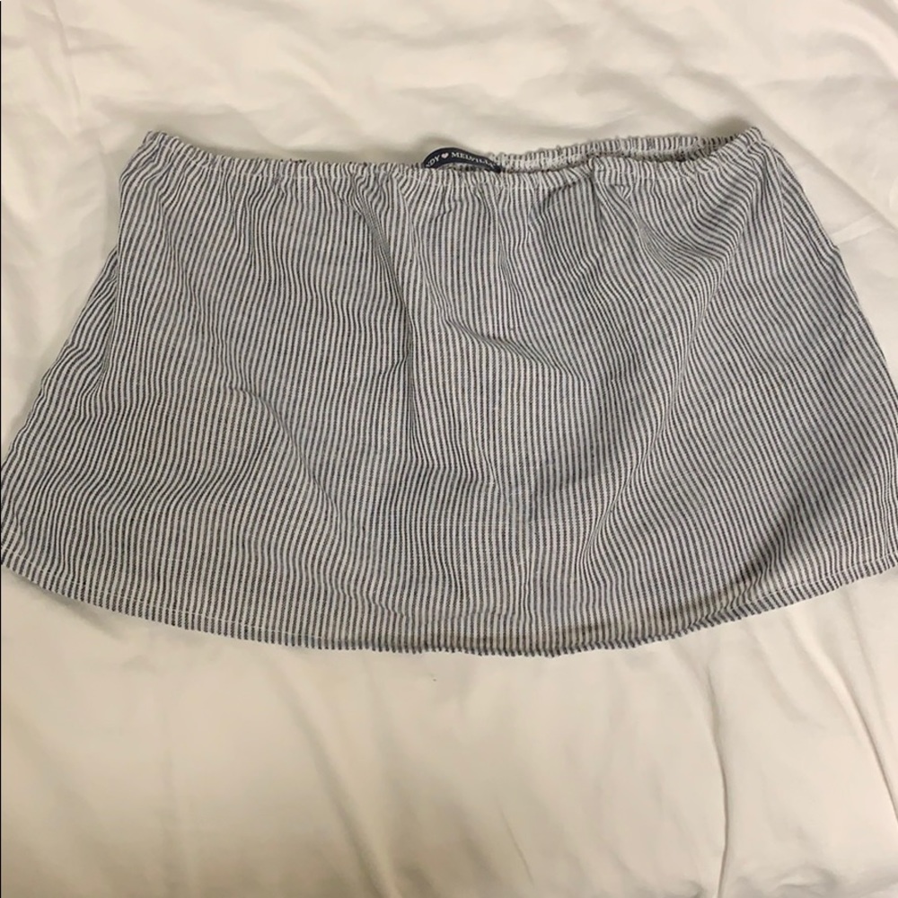 flowy bandeau crop top from brandy !